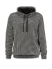 Aniston CASUAL Sweatshirt in schwarz-weiß