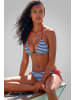 s.Oliver Triangel-Bikini-Top in marine-weiß