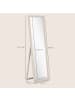HOMCOM Ganzkörperspiegel-50L x 4B x 160H cm-Weiß