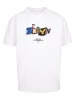 Mister Tee Mister Tee Herren BRKLYN Oversize Tee in white