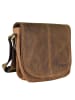 Greenburry Vintage Umhängetasche Leder 28 cm braun