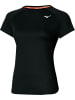 Mizuno Sportshirt in Schwarz