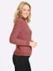 Sieh an! Stehkragen-Pullover in rosenholz
