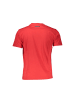 cavalli CLASS Rotes Baumwoll-T-Shirt