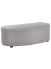 Beliani Ottomane AMAL in Grau - (W) 120 x (H) 41 x (L) 54 cm
