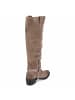 Lazamani Schaftstiefel in taupe