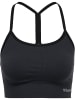 Hummel Hummel Top Hmltiffy Yoga Damen Dehnbarem Atmungsaktiv Schnelltrocknend Nahtlosen in BLACK