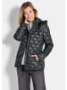 GOLDNER Kurzgröße:  Jacke Steppjacke mit Rautenmuster in anthrazit