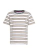 Band of Rascals T-Shirt " Dual Stripe " in clay-cilantro-green
