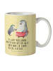 Mr. & Mrs. Panda Campingbecher Pinguin mit Kind mit Spruch in Gelb Pastell