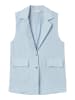 name it Long-Weste NKFFALINNEN WAISTCOAT in chambray blue