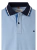 Redmond Poloshirt Basic in Weiß / hellblau