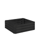 relaxdays Hochbeet in Schwarz - (B)90 x (H)30 x (T)90 cm