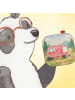 Mr. & Mrs. Panda Glasuntersetzer Bär Camper Design ohne Spruch in Weiß