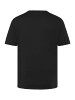 Men Plus Kurzarm T-Shirt in schwarz