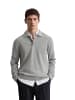 Marc O'Polo Langarm-Poloshirt Piqué regular in grey melange