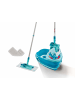 Leifheit  Set CLEAN TWIST M Ergo SUPERDUSTER M türkis grau weiß 46,0 x 25,0 x 140,0 cm
