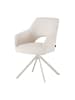 DUBI Möbel 2er-Set: Drehstuhl THOMAS-CLEO in Weiß - (B)57 x (H)88 x  (T)63 cm