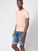 KOROSHI Basic Kurzarm-T-Shirt in ROSA PASTELL / PASTELLROSA