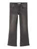 name it Mädchen Straight Leg Jeans Denim Hose NKFPOLLY in Grau