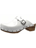 Sanita Comfortwear Clog "Wood-Krisla Open" in Weiß