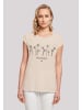 F4NT4STIC Extended Shoulder T-Shirt Dandelion Blume in Whitesand