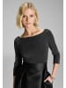 SWING Cocktailkleid in schwarz silber - 0001