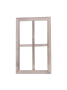 UNUS Holzfenster Dekoration Altholz in Weiß