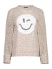 Gina Laura Sweatshirt in hell grau