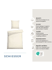 Schiesser Baumwollsatin-Bettwäsche-Set Ella in Creme