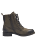 Tamaris WIDE FIT Stiefelette in OLIVE NUBUC