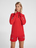 Hummel Halbreißverschluss Jacke Hmllead Damen in TRUE RED