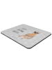 Mr. & Mrs. Panda Mouse Pad Faultier Kaffee mit Spruch in Grau Pastell