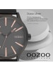 Oozoo Analog-Armbanduhr Oozoo Timepieces schwarz extra groß (ca. 50mm)