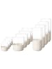 Villeroy & Boch 12er Set Bargläser Manufacture Rock weiß-transparent in weiß-transparent