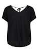 Zero  Casual-Bluse kurzarm in Black Beauty