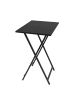 relaxdays Beistelltisch in Schwarz - (B)48 x (H)66,5 x (T)36 cm