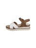 Josef Seibel Plateau Sandalen für Damen in weiß