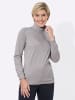 WITT WEIDEN Rollkragen-Shirt in steingrau + anthrazit