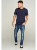 Jack & Jones T-Shirt - JPRLUCKY INFINITY TEE SS CREW NECK in Perfect Navy