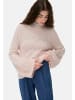 Camel Active Pullover mit strukturiertem Strickmuster in Lilarosa