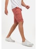 Camel Active Regular Fit Cargo Shorts mit Minimal Print in Rot