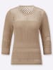 WITT WEIDEN Ajour-Pullover in beige