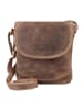 Greenburry Vintage Umhängetasche II Leder 17 cm in brown