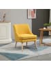 HOMCOM Sessel-63B x 69T x 79,5H cm-Gelb