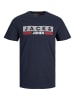 JACK & JONES PLUS T-shirt in Navy Blazer
