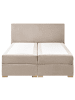 Beliani Boxspring Bett MAJOR in Beige - (W) 151 x (H) 109 x (L) 212 cm