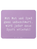 Mr. & Mrs. Panda Mauspad Spruch Neue Sportart versuchen mit Spruch in Lavendeltraum