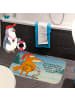 Mr. & Mrs. Panda Teppich für Bad Fuchs Weihnachten Design mit Sp... in Weiß