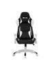 home24 home24 Gaming Chair aus Kunstleder & Kunststoff in Schwarz, 66 x 134 x 59 cm in Schwarz